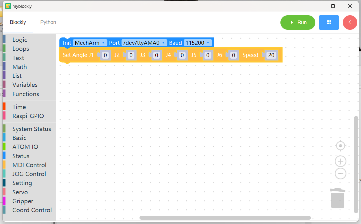 3 Setting All Arms to Starting Point · GitBook