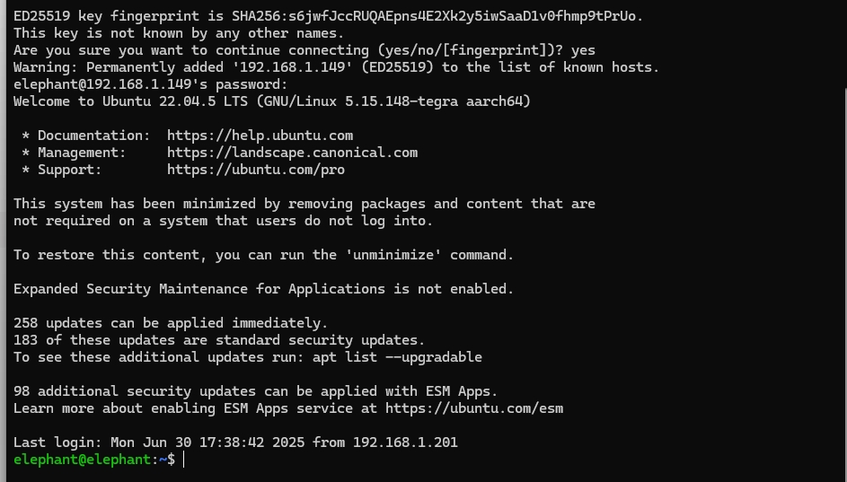 ssh