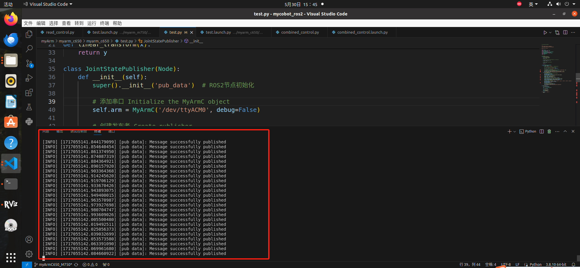 ROS workspace code and usage · GitBook
